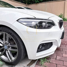 Load image into Gallery viewer, Gloss Black Headlight Trims for BMW F22 F23 2 Series F87 M2 14-20

