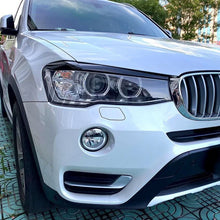 Load image into Gallery viewer, Gloss Black Headlight Trims for BMW F25 X3 F26 X4 LCI 14-17

