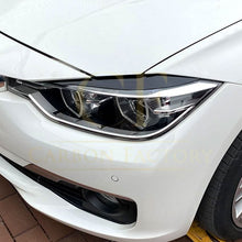 Load image into Gallery viewer, Gloss Black Headlight Trims for BMW F30 F31 3 Series 12-19
