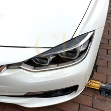 Load image into Gallery viewer, Gloss Black Headlight Trims for BMW F30 F31 3 Series 12-19
