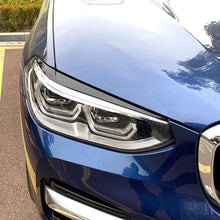 Load image into Gallery viewer, Gloss Black Headlight Trims for BMW G01 X3 G02 X4 18-24
