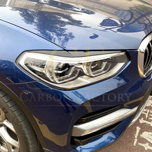 Load image into Gallery viewer, Gloss Black Headlight Trims for BMW G01 X3 G02 X4 18-24
