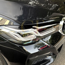 Load image into Gallery viewer, Gloss Black Headlight Trims for BMW G30 G31 LCI 5 Series 21-23
