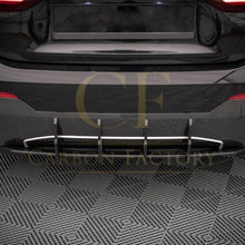 Load image into Gallery viewer, Gloss Black Rear Bumper Extension for BMW G22 G23 4 Series 20-Present
