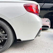 Load image into Gallery viewer, Gloss Black Rear Bumper Spats for BMW F22 F23 2 Series 14-20
