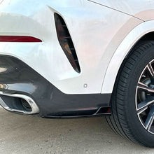 Load image into Gallery viewer, Gloss Black Rear Bumper Spats for BMW G06 X6 Pre-LCI 19-22
