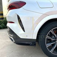 Load image into Gallery viewer, Gloss Black Rear Bumper Spats for BMW G06 X6 Pre-LCI 19-22
