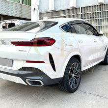 Load image into Gallery viewer, Gloss Black Rear Bumper Spats for BMW G06 X6 Pre-LCI 19-22
