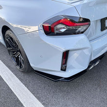 Load image into Gallery viewer, Gloss Black Rear Bumper Spats for BMW G87 M2 23-Present
