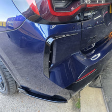 Load image into Gallery viewer, Gloss Black Rear Bumper Trims 1 for BMW G01 X3 LCI 22-24
