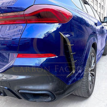 Load image into Gallery viewer, Gloss Black Rear Bumper Trims for BMW G06 X6 Pre-LCI 19-22
