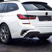 Load image into Gallery viewer, Gloss Black Rear Bumper Trims for BMW G21 3 Series 19-Present
