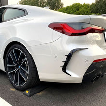 Load image into Gallery viewer, Gloss Black Rear Bumper Trims for BMW G22 G23 4 Series 20-Present
