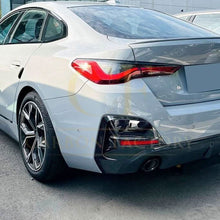 Load image into Gallery viewer, Gloss Black Rear Bumper Trims for BMW G26 4 Series 20-Present
