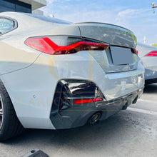 Load image into Gallery viewer, Gloss Black Rear Bumper Trims for BMW G26 4 Series 20-Present
