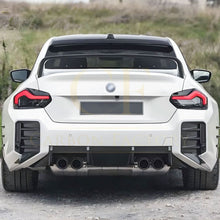 Load image into Gallery viewer, Gloss Black Rear Bumper Trims for BMW G87 M2 23-Present

