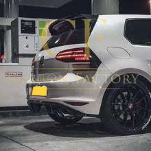 Load image into Gallery viewer, Gloss Black Rear Bumper Trims for VW Golf MK7 inc R and GTI 13-16
