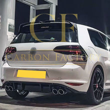 Load image into Gallery viewer, Gloss Black Rear Bumper Trims for VW Golf MK7 inc R and GTI 13-16
