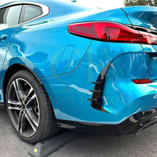 Load image into Gallery viewer, Gloss Black Rear Canards for BMW F44 2 Series 4 Door 20-Present
