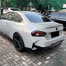 Load image into Gallery viewer, Gloss Black Rear Canards for BMW G42 2 Series Coupe 21-Present
