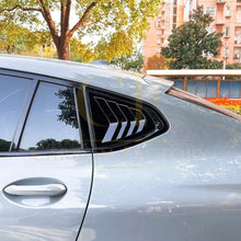 Load image into Gallery viewer, Gloss Black Window Louver Vents for BMW G02 X4 18-24
