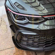 Load image into Gallery viewer, RZ Style Gloss Black Front Bumper Trims for VW Golf MK8 GTI / R-LINE 21-23
