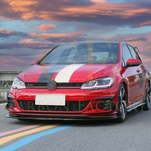 Load image into Gallery viewer, RZ Style Gloss Black Front Canards for VW Golf MK7.5 GTI 17-20
