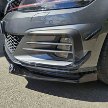 Load image into Gallery viewer, RZ Style Gloss Black Front Canards for VW Golf MK7.5 GTI 17-20
