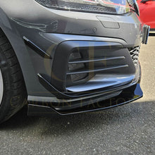 Load image into Gallery viewer, RZ Style Gloss Black Front Canards for VW Golf MK7.5 GTI 17-20
