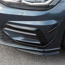 Load image into Gallery viewer, RZ Style Gloss Black Front Canards for VW Golf MK7.5 R-LINE / R 17-20
