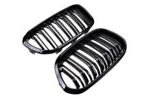Load image into Gallery viewer, BMW 1 Series, M135i &amp; M140i F20 F21 LCI Gloss Black Kidney Grilles (2015-2019)
