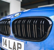 Load image into Gallery viewer, BMW 1 Series, M135i &amp; M140i F20 F21 LCI Gloss Black Kidney Grilles (2015-2019)
