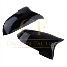 Load image into Gallery viewer, CF Style Gloss Black Replacement Mirror Covers for BMW F10 5 Series LCI F06 F12 F13 6 Series F01 7 Series
