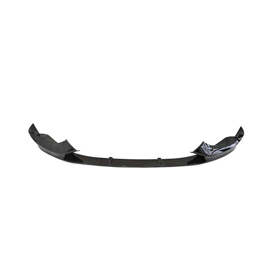 BMW 1 Series F20 F21 LCI 2015-2019 M135i M140i Gloss Black ABS Front Bumper Splitter / Front Lip Spoiler - Performance OEM+ Fit