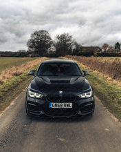 Load image into Gallery viewer, BMW 1 Series F20 F21 LCI 2015-2019 M135i M140i Gloss Black ABS Front Bumper Splitter / Front Lip Spoiler - Performance OEM+ Fit

