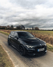 Load image into Gallery viewer, BMW 1 Series F20 F21 LCI 2015-2019 M135i M140i Gloss Black ABS Front Bumper Splitter / Front Lip Spoiler - Performance OEM+ Fit
