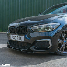 Load image into Gallery viewer, BMW 1 Series F20 F21 LCI 2015-2019 M135i M140i Gloss Black ABS Front Bumper Splitter / Front Lip Spoiler - Performance OEM+ Fit
