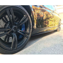 Load image into Gallery viewer, MP Style Gloss Black Side Skirts for BMW F10 F11 5 Series inc M5 10-17
