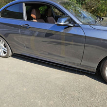 Load image into Gallery viewer, MP Style Gloss Black Side Skirts for BMW F22 2 Series F87 M2 14-20
