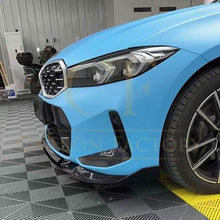 Load image into Gallery viewer, 3D Style Gloss Black Front Splitter for BMW 3 Series G20 G21 LCI 24-Present
