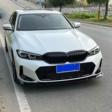 Load image into Gallery viewer, 3D Style Gloss Black Front Splitter for BMW 3 Series G20 G21 LCI 24-Present
