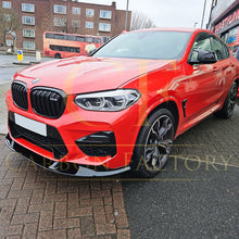 Load image into Gallery viewer, 3D Style Gloss Black Front Splitter for BMW F97 X3M F98 X4M 18-21
