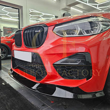 Load image into Gallery viewer, 3D Style Gloss Black Front Splitter for BMW F97 X3M F98 X4M 18-21
