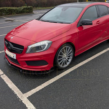 Load image into Gallery viewer, AMG Style Gloss Black Front Splitter for Mercedes Benz W176 A Class 13-15
