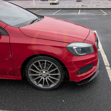 Load image into Gallery viewer, AMG Style Gloss Black Front Splitter for Mercedes Benz W176 A Class 13-15
