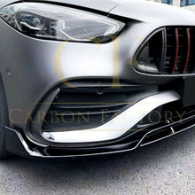 Load image into Gallery viewer, Brabus 2 Style Gloss Black Front Splitter for Mercedes Benz W206 C Class 22-Present

