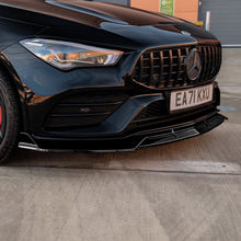 Load image into Gallery viewer, Brabus Style Gloss Black Front Splitter for Mercedes Benz W118 CLA 19-23
