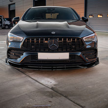 Load image into Gallery viewer, Brabus Style Gloss Black Front Splitter for Mercedes Benz W118 CLA 19-23
