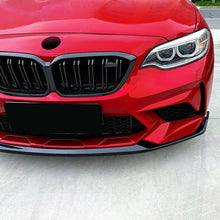 Load image into Gallery viewer, CS Style Gloss Black Front Splitter for BMW F87 M2 OG 14-20
