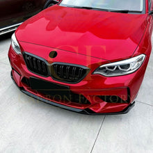 Load image into Gallery viewer, CS Style Gloss Black Front Splitter for BMW F87 M2 OG 14-20
